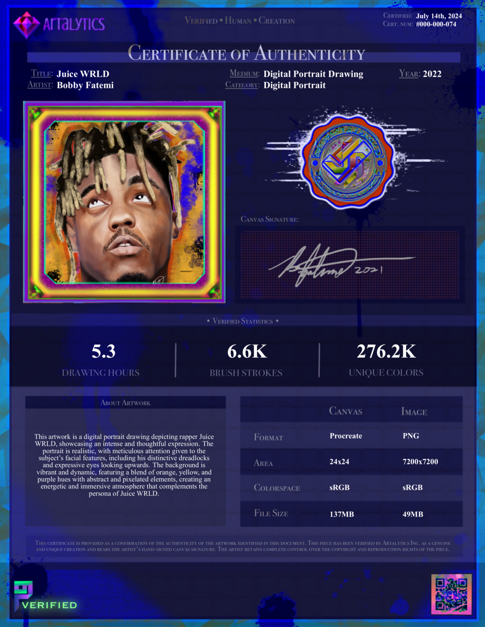 Sample Certificate 3